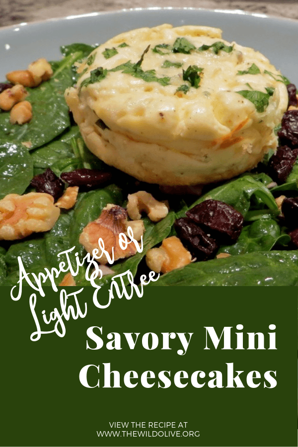 Savory Mini Cheesecakes | Light Entree