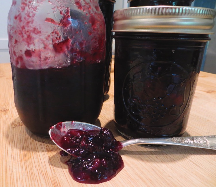 Blueberry-Grape Jam Made with Thomcord Grapes