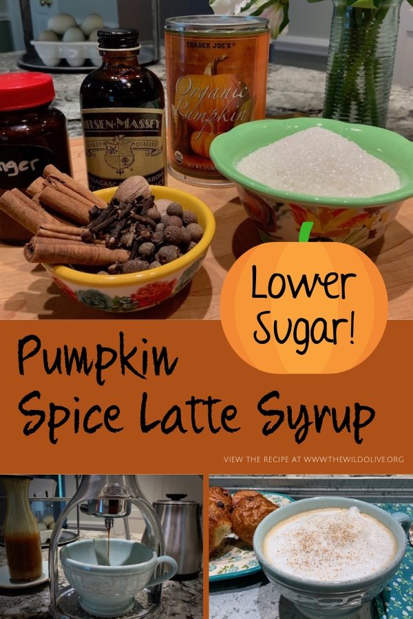 Pinnable Image for Pumpkin Spice Latte Syrup
