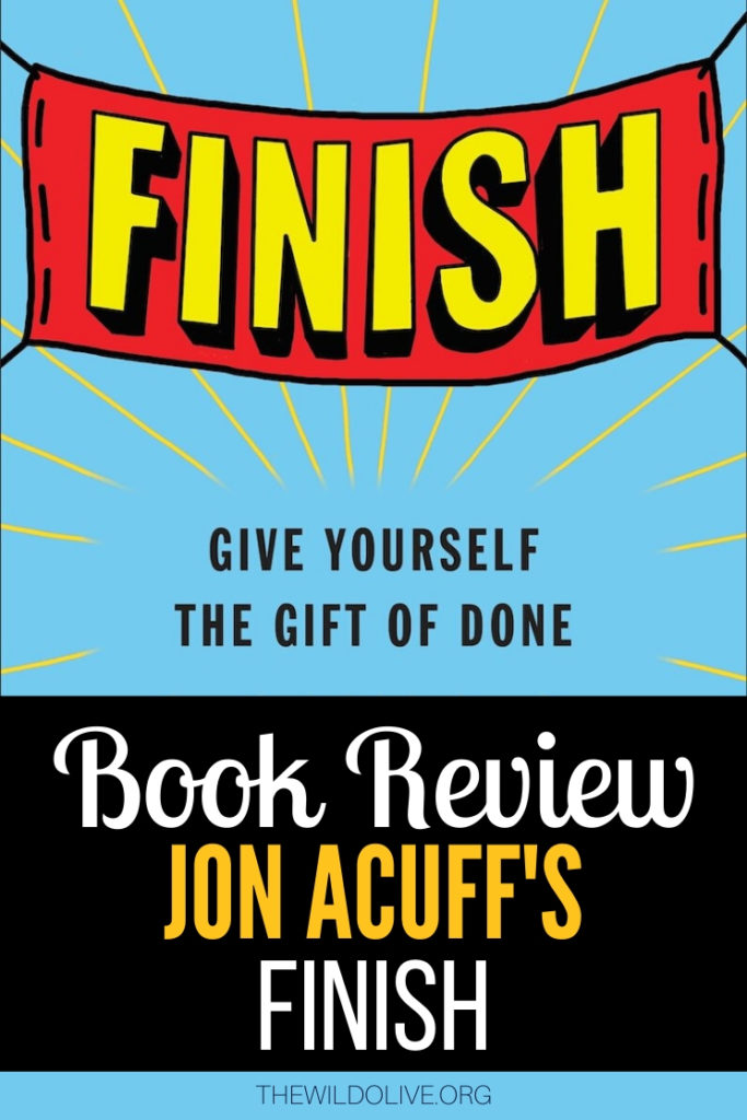 image for book review of Finish by Jon Acuff