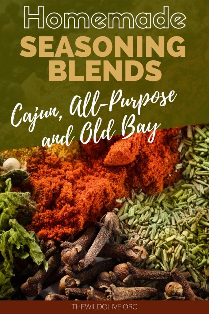 Homemade Seasoning Blends - Cajun, Season Salt and Old Bay