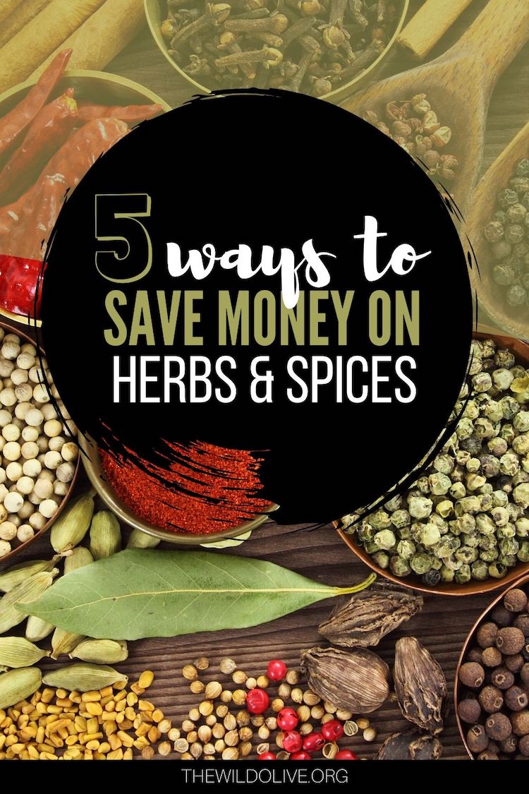 5 Ways to Save Money on Herbs and Spices | Spices | Saving Money