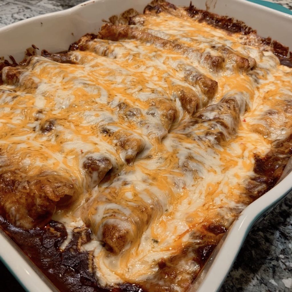 Cheese and Veggie Enchiladas - Healthier Tex-Mex Comfort Food