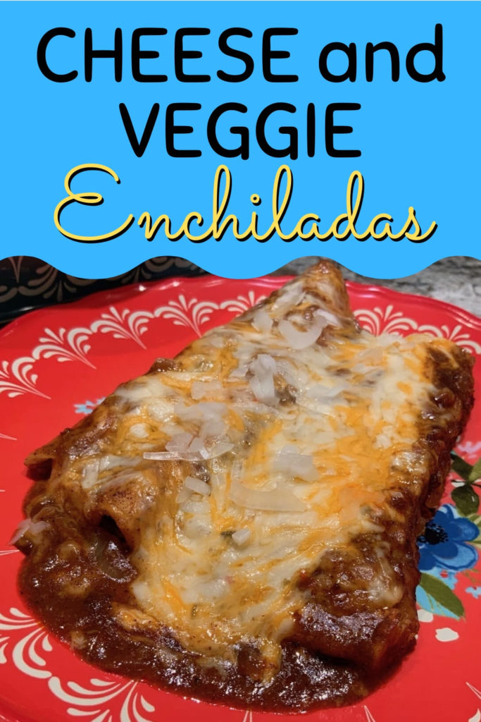 Cheese and Veggie Enchiladas | Tex Mex | Healthier Comfort Food