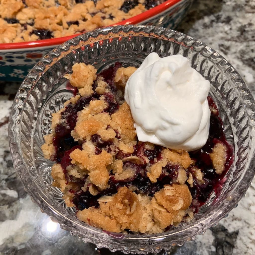 Blueberry Crumble - Easy, Foolproof Summer Dessert