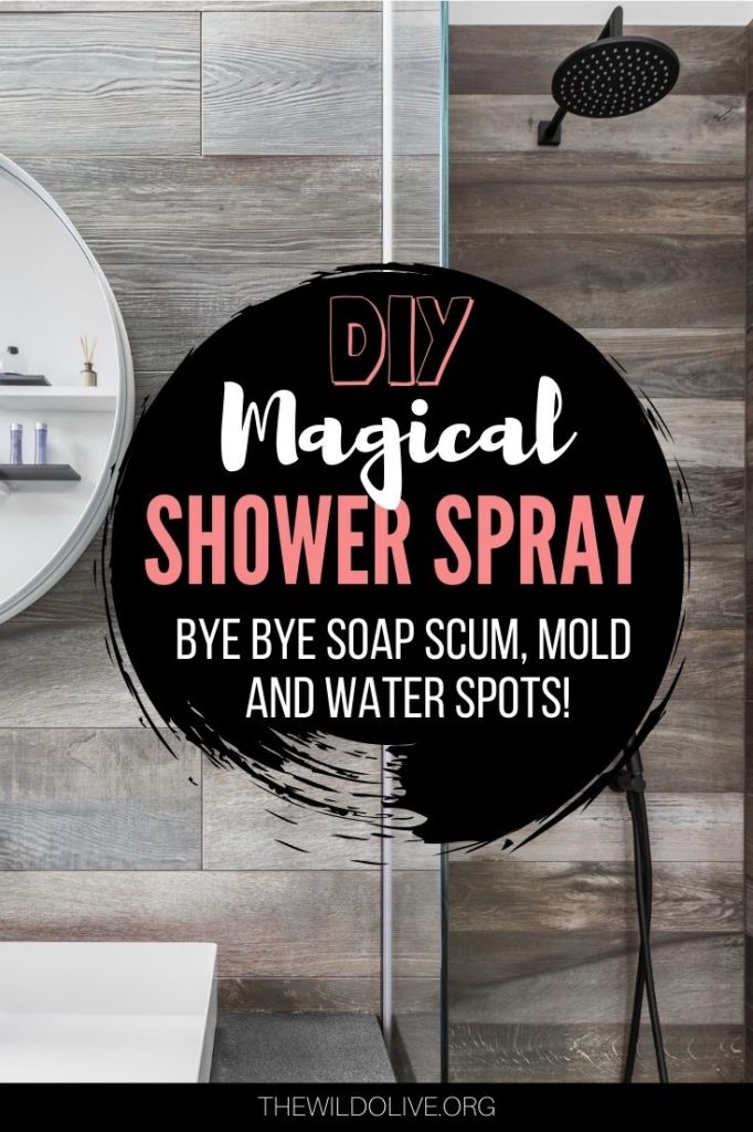 pinnable image for Homemade Shower Spray