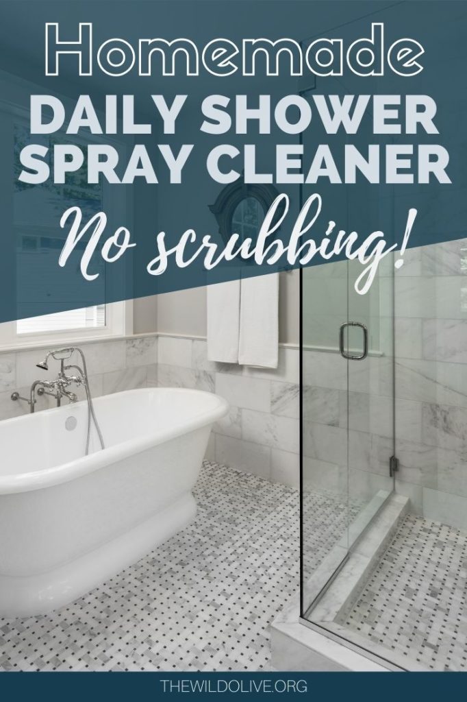 pinnable image for Homemade Shower Cleaner Spray