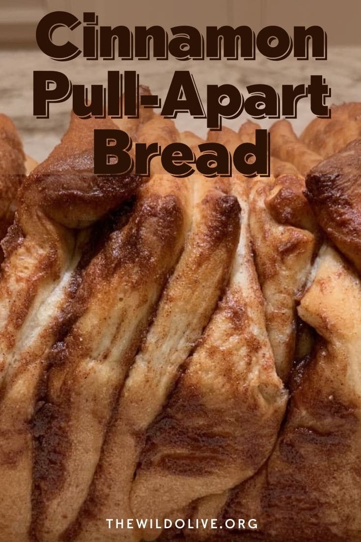 Pinnable image for Cinnamon Pull-Apart Bread Recipe