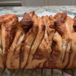 Closeup of Cinnamon Pull-Apart Bread