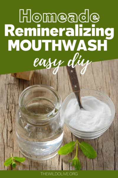 Homemade Remineralizing Mouthwash - The Wild Olive