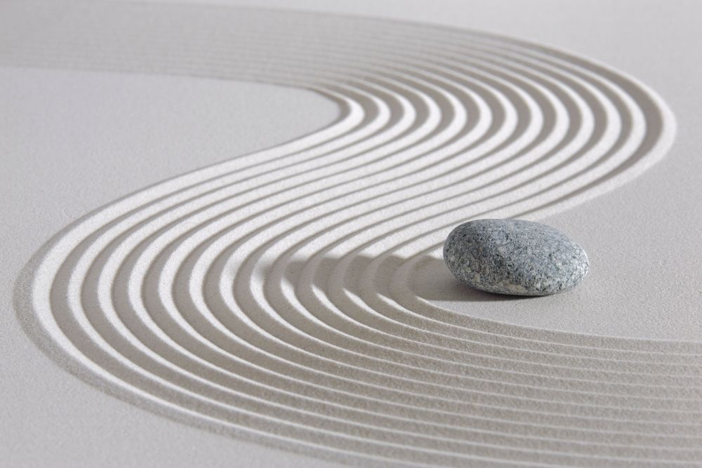 featured image of zen sand art for post on simplifying your life