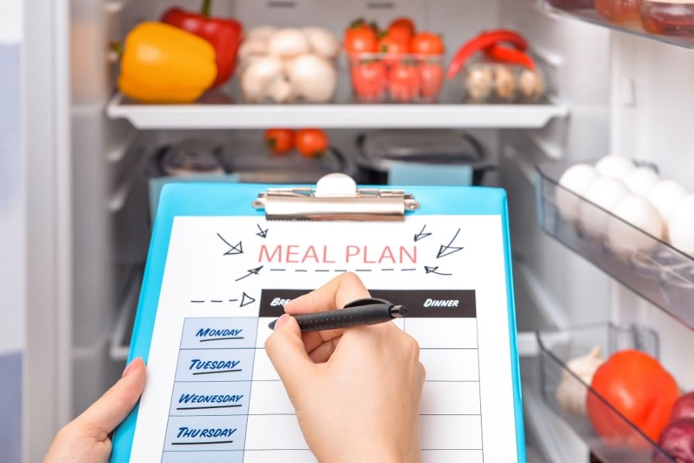 meal planning is a good way to simplify your life at mealtime