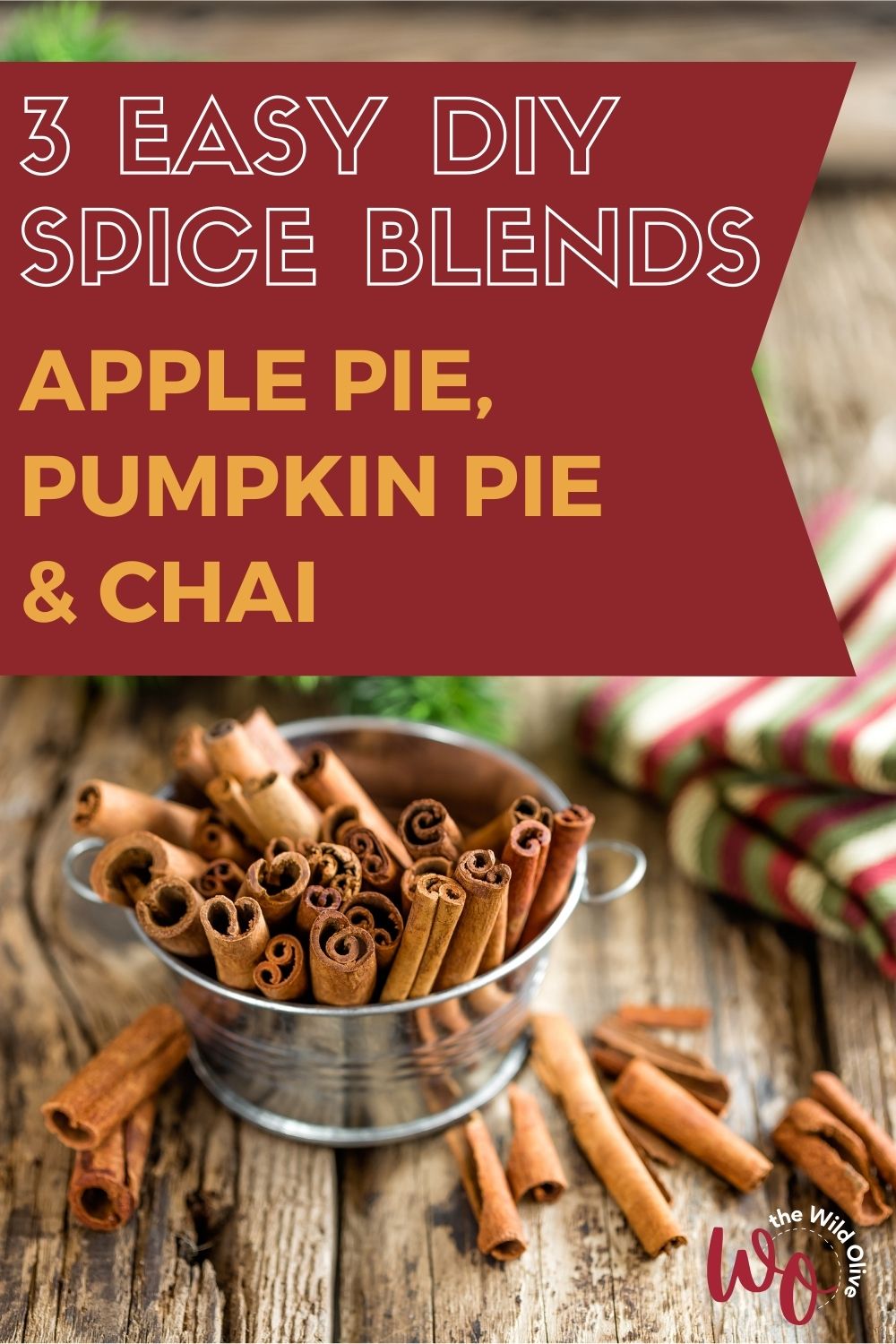 Pinnable image for Homemade Spice Blend recipes post