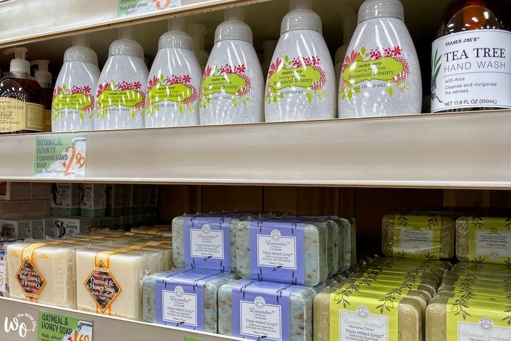 soaps and lotions - best things to get at Trader Joe's